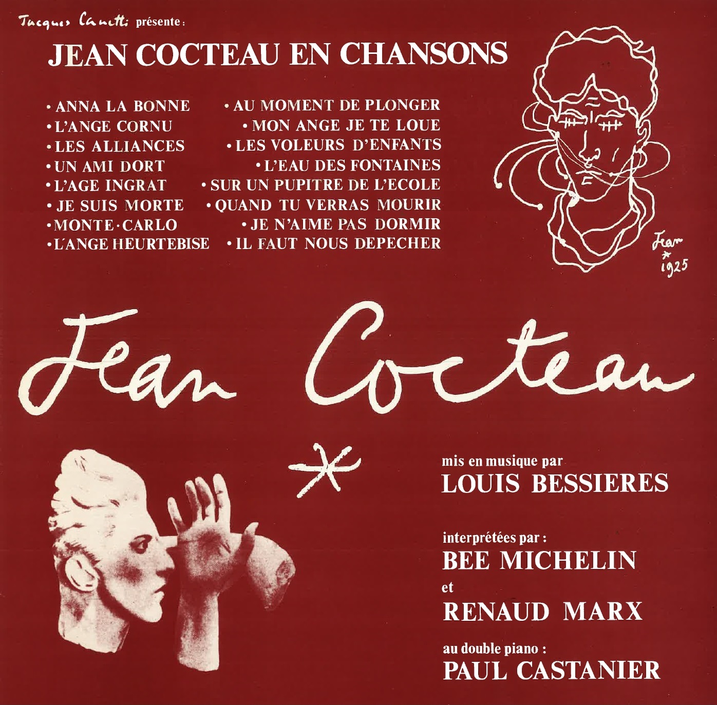partitions jean cocteau et louis bessieres / partitions pdf à télécharger et à imprimer chez vous