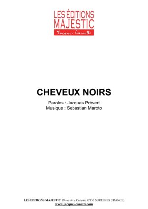 partitions jacques prévert et s. maroto p. gérard s. varègues c. verger / partitions pdf à télécharger et à imprimer chez vous
