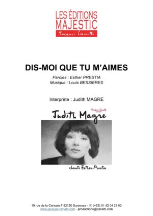 couv dis moi que tu maimes 1
