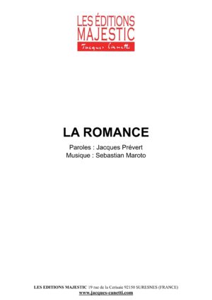 partitions jacques prévert et s. maroto p. gérard s. varègues c. verger / partitions pdf à télécharger et à imprimer chez vous