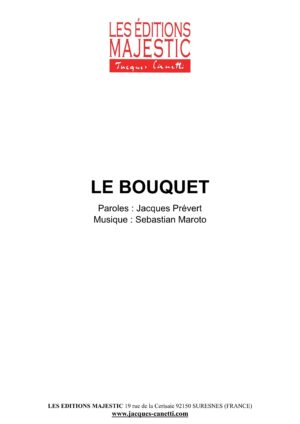 partitions jacques prévert et s. maroto p. gérard s. varègues c. verger / partitions pdf à télécharger et à imprimer chez vous