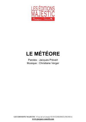partitions jacques prévert et s. maroto p. gérard s. varègues c. verger / partitions pdf à télécharger et à imprimer chez vous