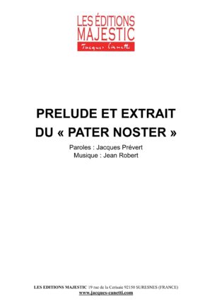partitions jacques prévert et s. maroto p. gérard s. varègues c. verger / partitions pdf à télécharger et à imprimer chez vous