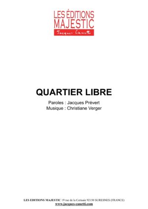 partitions jacques prévert et s. maroto p. gérard s. varègues c. verger / partitions pdf à télécharger et à imprimer chez vous