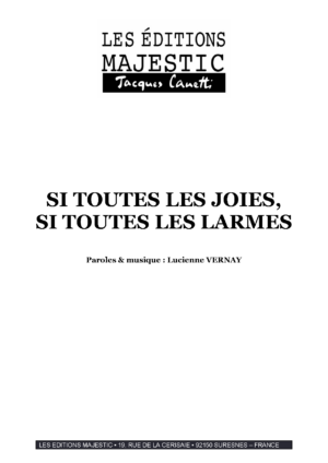partitions lucienne vernay / partitions pdf à télécharger et à imprimer chez vous