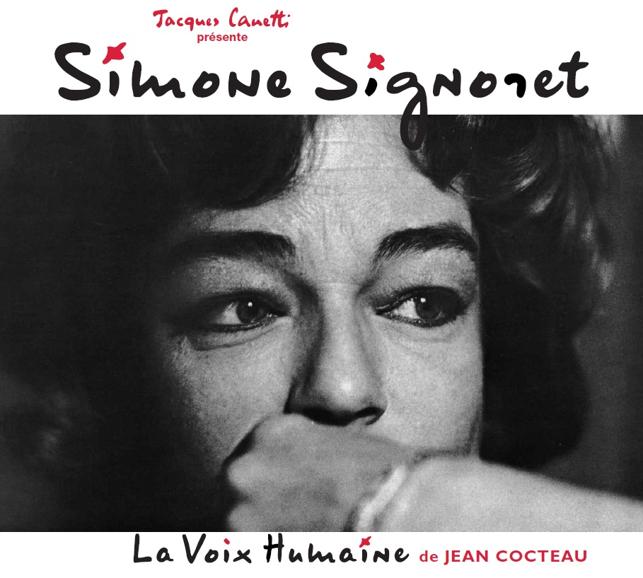 Simone signoret - La voix humaine (pochette) - Productions Jacques Canetti