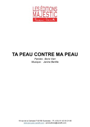 couv ta peau contre ma peau page 00001